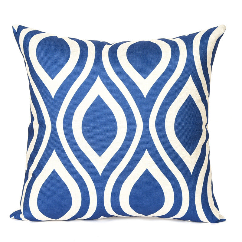 The Fuji - Abstract Geometric Linen Cushion Cover