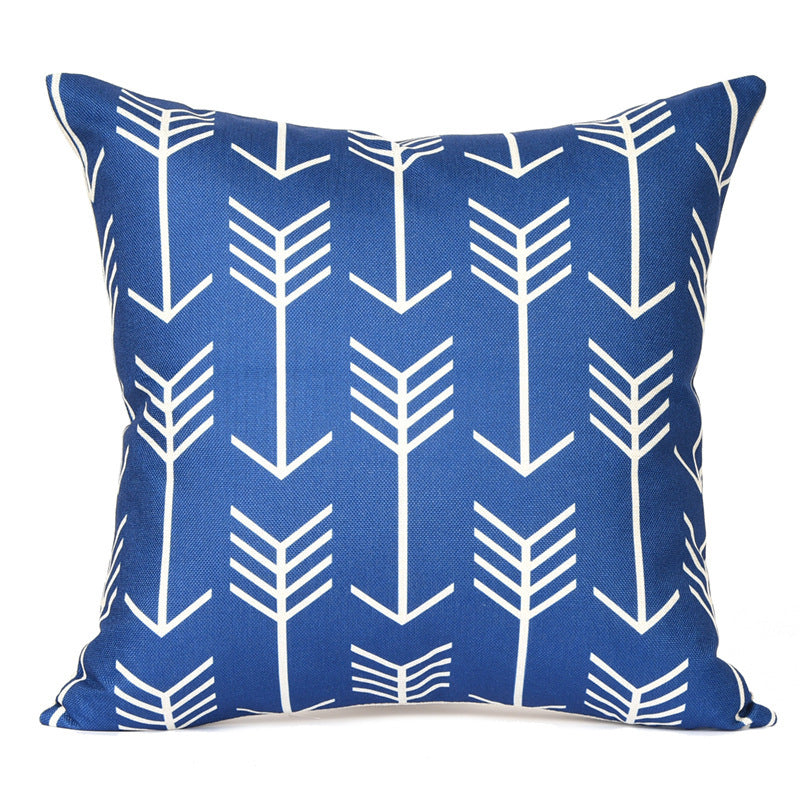 The Fuji - Abstract Geometric Linen Cushion Cover
