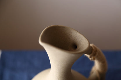 The Kanso - Wabi-Sabi Ceramic Pitcher & Mug