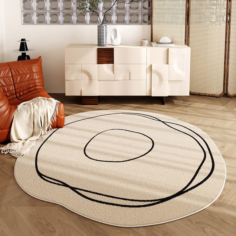 The Stillness | Abstract Line Art Rug