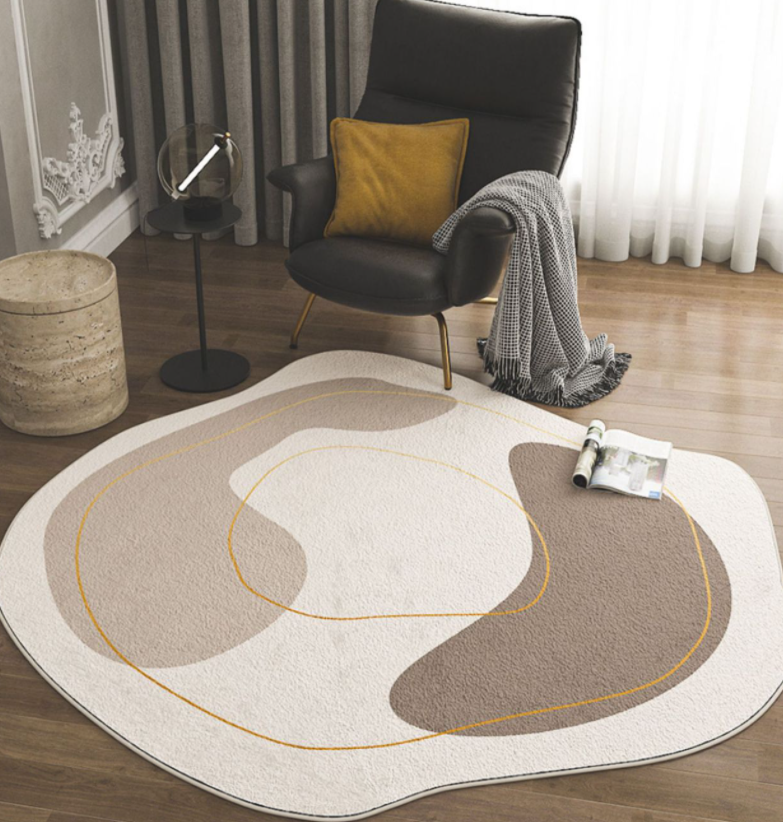 The Aura | Abstract Organic Shape Rug