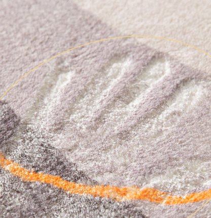 The Aura | Abstract Organic Shape Rug