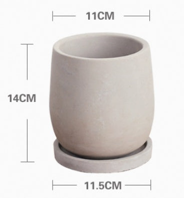 The Oslo | Minimalist Concrete Planter
