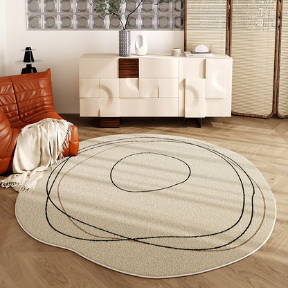 The Stillness | Abstract Line Art Rug