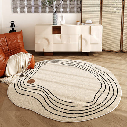 The Stillness | Abstract Line Art Rug